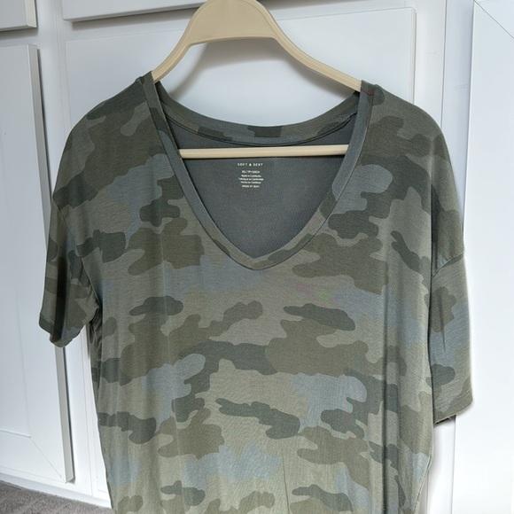 Casual comfy Camo Relaxed Fit T-Shirt - Picture 3 of 10